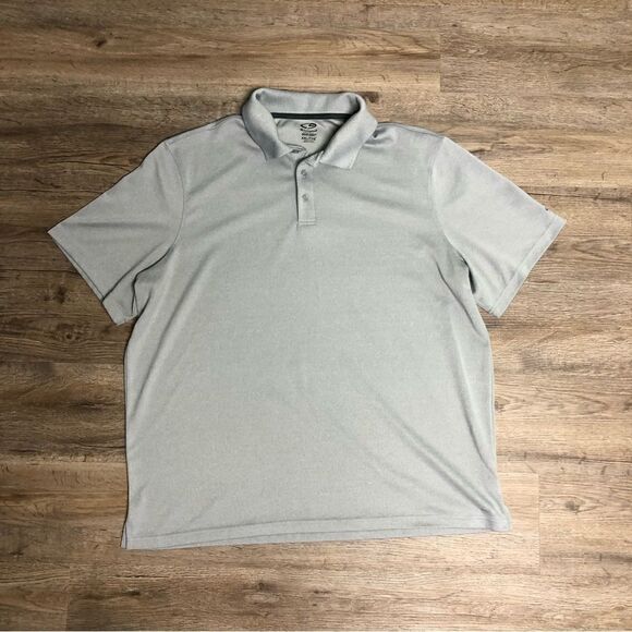 Mens Champion Duo Dry Gray Polo Size XXL TTG - Picture 1 of 4